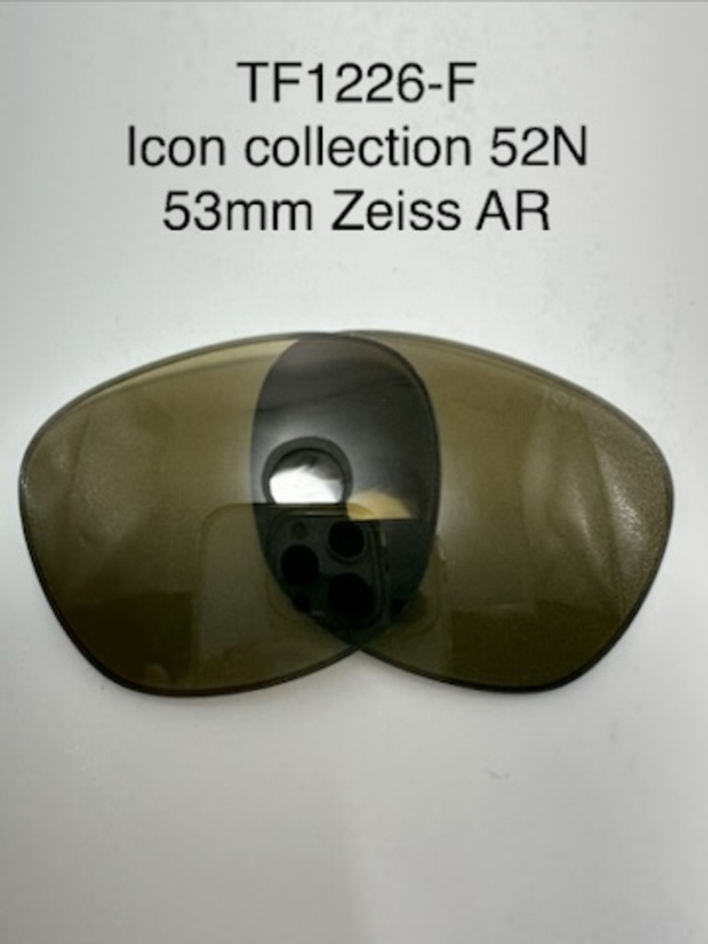 Tom Ford TF1226F 52N Olive Green Replacement Lenses Zeiss AR Coating New